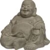 Intratuin Tuinbeeld Boeddha Grijs 26 X 30 X 26 Cm -Madison Sales Store 8717263781110 1