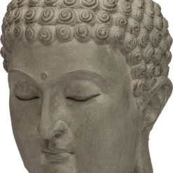 Intratuin Tuinbeeld Boeddha Grijs 28 X 27 X 48 Cm