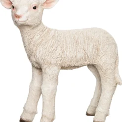 Intratuin Tuinbeeld Lam Wit 31 X 12,8 X 33,5 Cm
