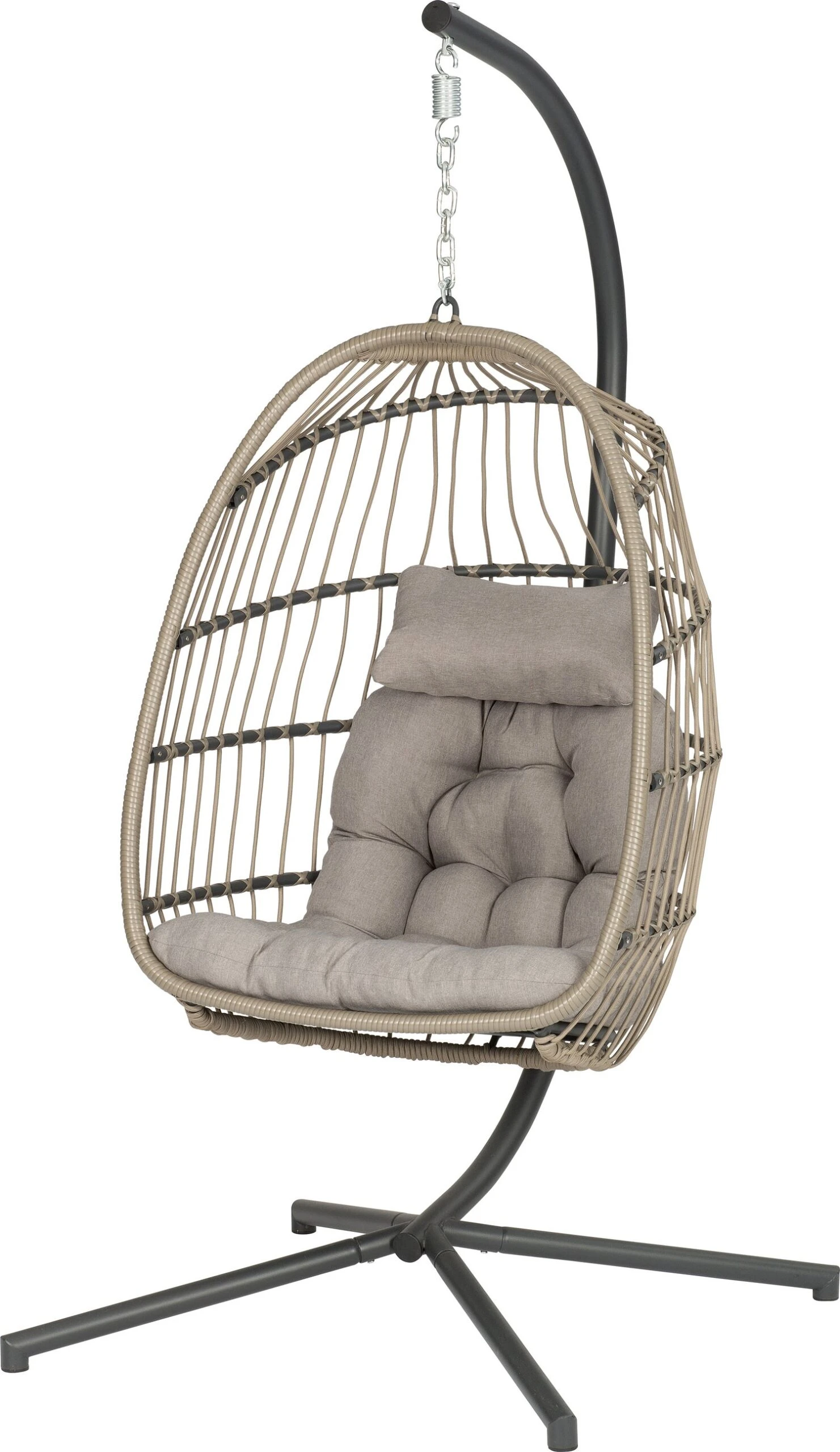 Intratuin Inklapbare Hangstoel Pax Grijs 3 Intratuin Inklapbare Hangstoel Pax Grijs