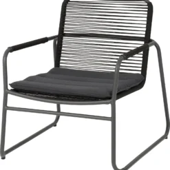 Intratuin Loungestoel Box Staal Antraciet