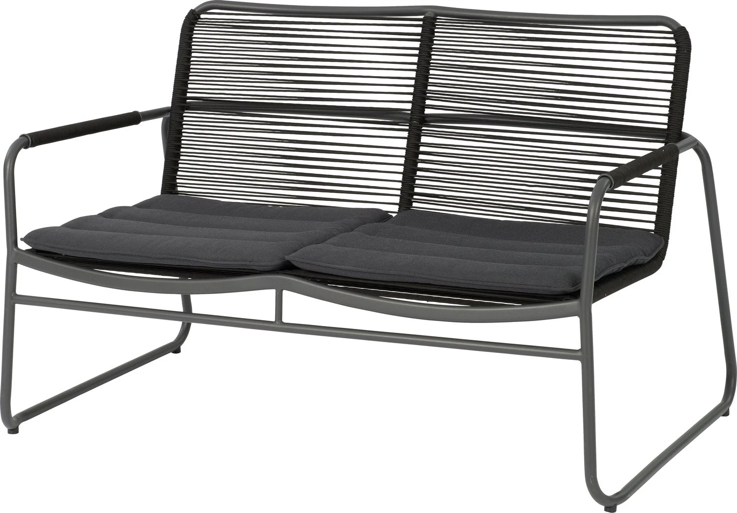 Intratun 2-zits Loungebank Box Staal Antraciet 3 Intratun 2-zits Loungebank Box Staal Antraciet