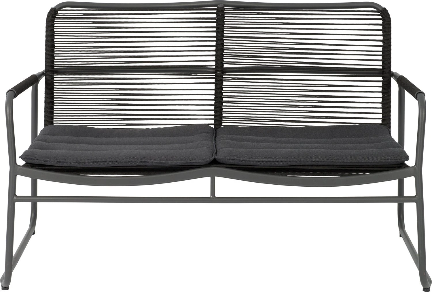 Intratun 2-zits Loungebank Box Staal Antraciet 4 Intratun 2-zits Loungebank Box Staal Antraciet - Afbeelding 2