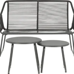 Intratuin 4-zits Loungeset Kik Staal Antraciet -Madison Sales Store 8717263795254 4