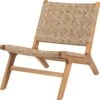 Intratuin Relaxstoel Vasto Wicker Naturel -Madison Sales Store 8717263798378
