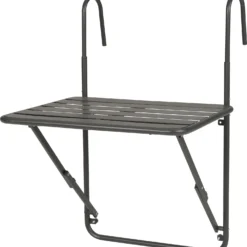 Intratuin Balkonklaptafel Niki Antraciet 60 X 50 X 88 Cm