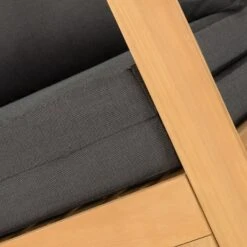 Intratuin Daybed / Loungebank Lazy Teakwash Antraciet 73 / 133 X 180 X 75 Cm -Madison Sales Store 8717263799733 3