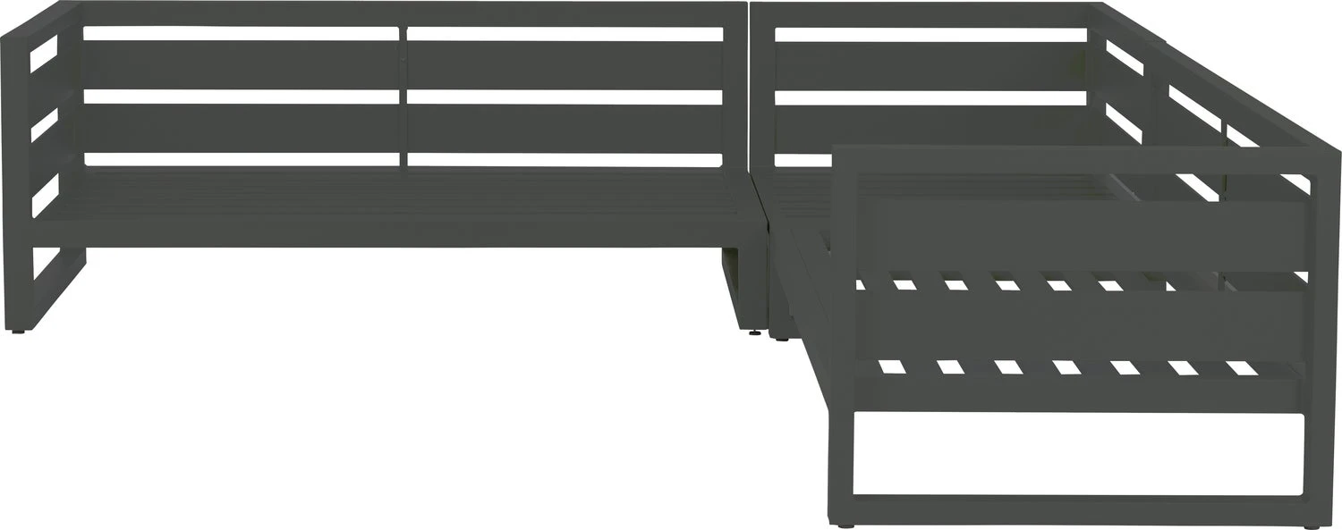 Intratuin 4-zits Hoekset Norma Aluminium Antraciet 4 Intratuin 4-zits Hoekset Norma Aluminium Antraciet - Afbeelding 2