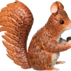 Intratuin Tuinbeeld Eekhoorn Bruin / Oranje 26 X 10 X 23 Cm