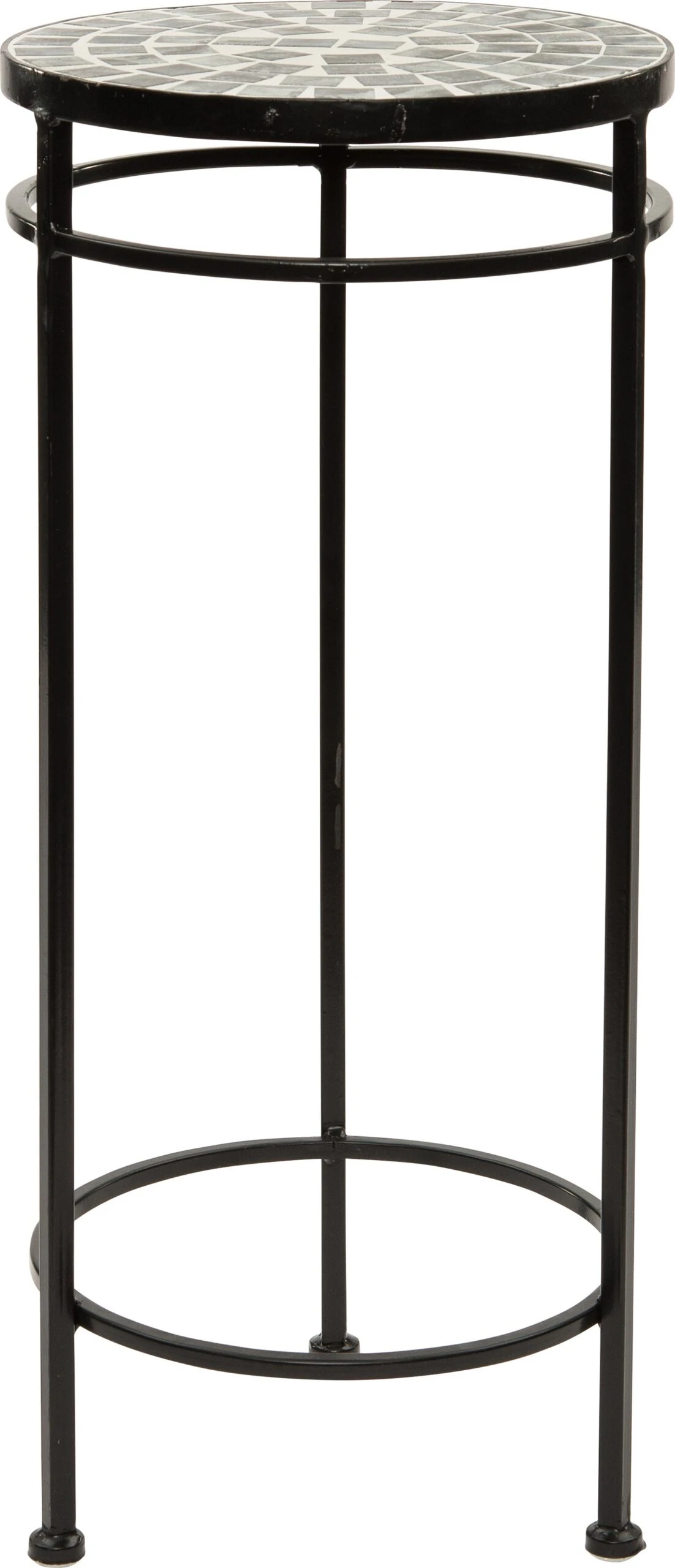 Intratuin Bijzettafel Mozaïek Zwart D 30 H 66 Cm 3 Intratuin Bijzettafel Mozaïek Zwart D 30 H 66 Cm