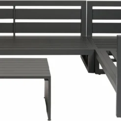Intratuin 4-zits Loungeset Norma Met Loungetafel Aluminium Antraciet -Madison Sales Store 8717263896333 4