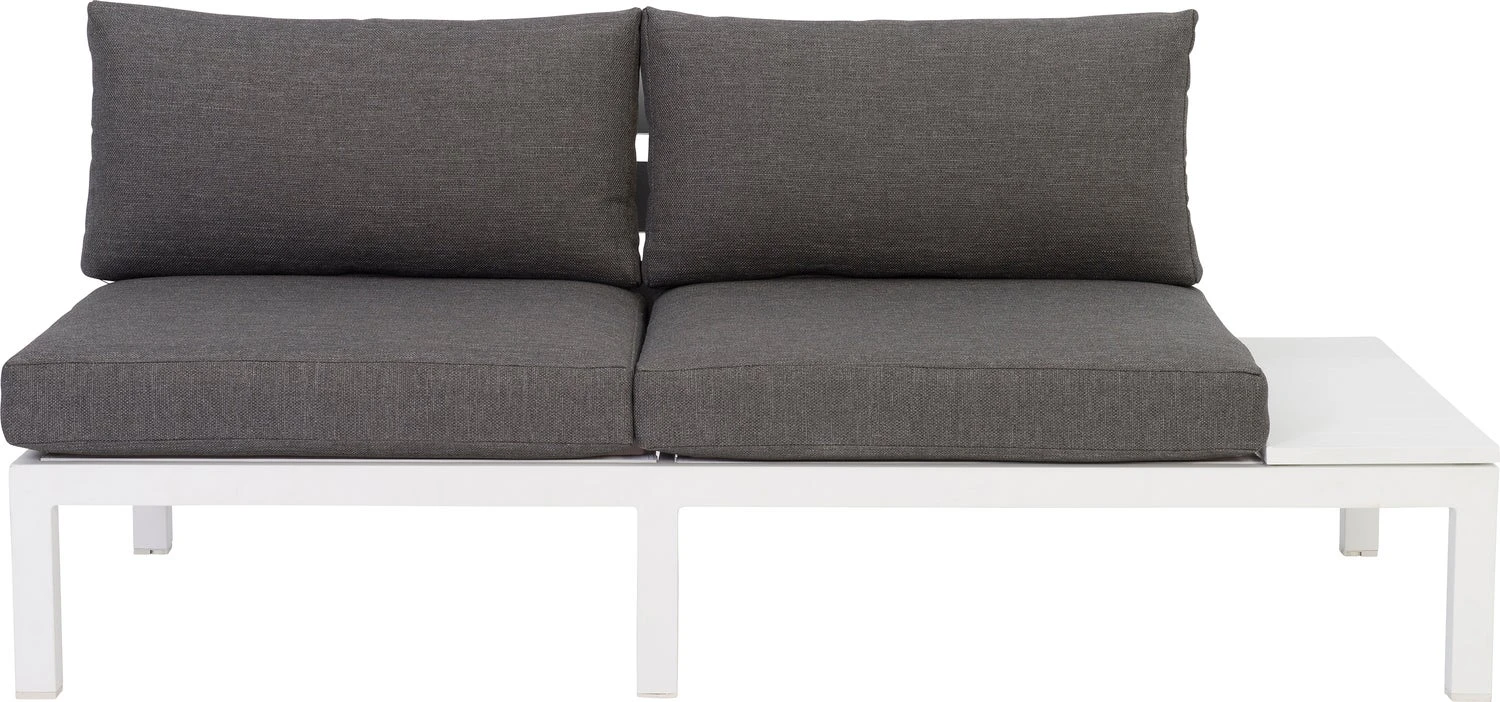 Intratuin 2-zits Loungebank Gio Links/rechts Wit 4 Intratuin 2-zits Loungebank Gio Links/rechts Wit - Afbeelding 2