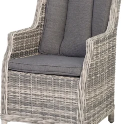 Intratuin Loungestoel Lima Witgrijs