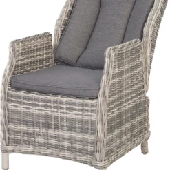 Intratuin Loungestoel Lima Verstelbaar Witgrijs -Madison Sales Store 8717263944591 4