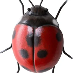 Intratuin Tuinbeeld Lieveheersbeestje Rood / Zwart 16 X 14 X 6,5 Cm