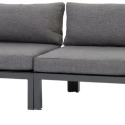 Intratuin 2-zits Loungebank Gio Aluminium Antraciet Links / Rechts 2 Stuks