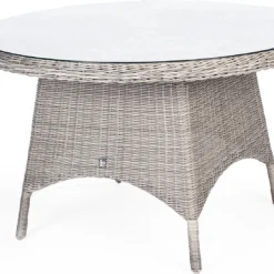 Intratuin Eettafel Lima Witgrijs D 125 H 76 Cm