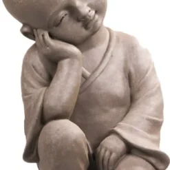 Stone Lite Tuinbeeld Boeddha Grijs 28 X 50 X 40 Cm