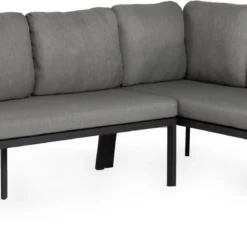 Tierra Outdoor 6-zits Loungebank Liv Aluminum Antraciet Rechts