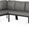 Tierra Outdoor 6-zits Loungebank Liv Aluminum Antraciet Links