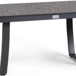 Tierra Outdoor Loungetafel Valencia Aluminium / Trespa Donker Grijs 105 X 60 X 45 Cm