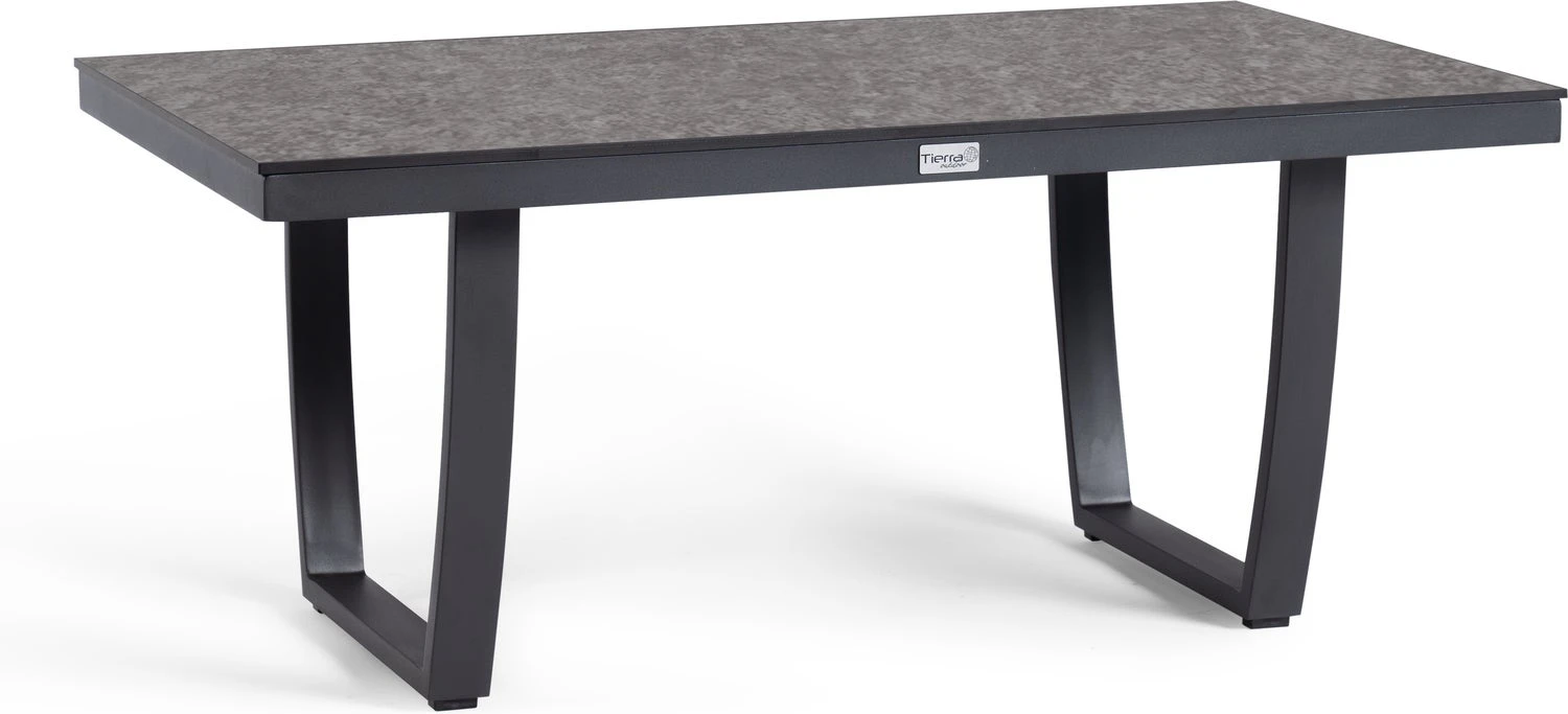 Tierra Outdoor Loungetafel Valencia Aluminium / Trespa Donker Grijs 105 X 60 X 45 Cm 3 Tierra Outdoor Loungetafel Valencia Aluminium / Trespa Donker Grijs 105 X 60 X 45 Cm