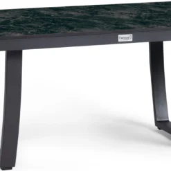 Tierra Outdoor Loungetafel Valencia Aluminium / Trespa Zwart 105 X 60 X 45 Cm