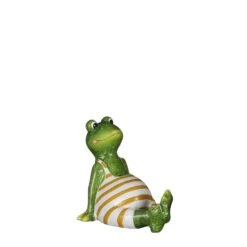 Mica Decorations Tuinbeeld Kikker Groen 19 X 13 X 17 Cm