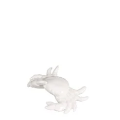 Mica Decorations Tuinbeeld Krab Wit 15 X 13 X 4,5 Cm