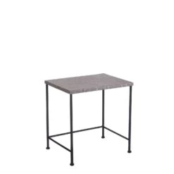 Mica Decorations Bijzettafel Feroza Grijs 40,5 X 31 X 42 Cm