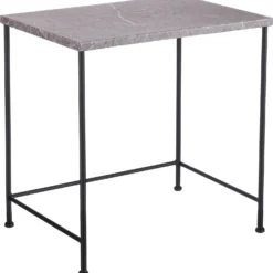 Mica Decorations Bijzettafel Feroza Grijs 50,5 X 37 X 51,5 Cm