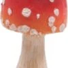 SID Tuinbeeld Paddenstoel Corey Rood / Wit 6 X 6 X 13 Cm -Madison Sales Store 8719048066917 0
