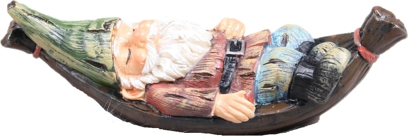 SID Tuinbeeld Kabouter In Hangmat Edward Multi 18 X 8 X 8 Cm 3 SID Tuinbeeld Kabouter In Hangmat Edward Multi 18 X 8 X 8 Cm