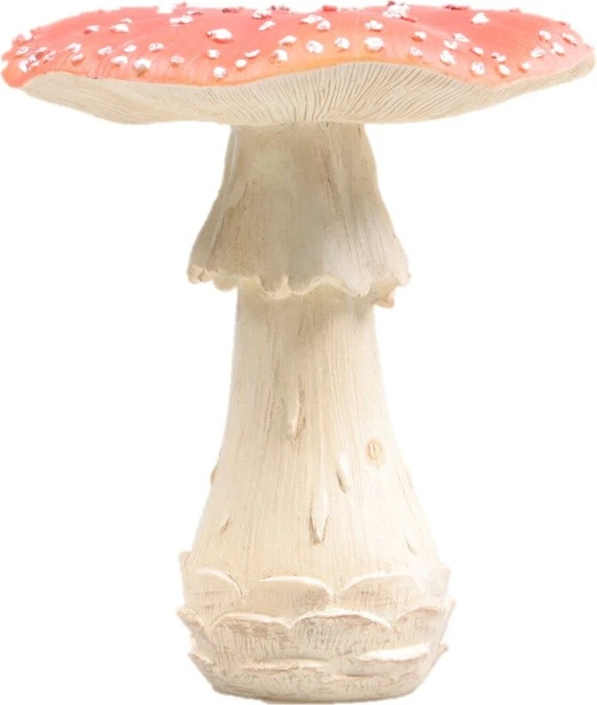 SID Tuinbeeld Paddenstoel Sander Rood / Crème 19 X 19 X 21 Cm 3 SID Tuinbeeld Paddenstoel Sander Rood / Crème 19 X 19 X 21 Cm