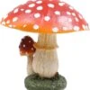 SID Tuinbeeld Paddenstoelen Corey Rood / Wit 5 X 10 X 15,5 Cm -Madison Sales Store 8719048093678 0