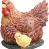 Farmwood Tuinbeeld Kip Met Kuiken Bruin 17 X 23 X 19 Cm -Madison Sales Store 8719048104169 0