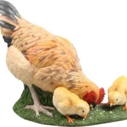 Farmwood Tuinbeeld Kip Met Kuikens Multi 33 X 19 X 28,5 Cm