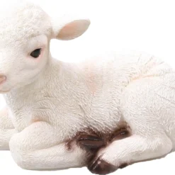 Farmwood Tuinbeeld Lam Tjerry Wit 19,5 X 11 X 12,5 Cm