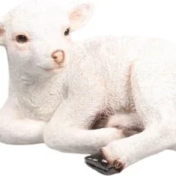 Farmwood Tuinbeeld Lam Wit 34 X 24 X 18,5 Cm