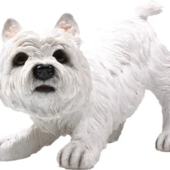 Farmwood Tuinbeeld West Highland Hond Renee Wit 33 X 17 X 23 Cm