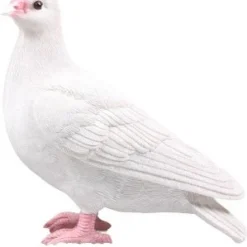 Farmwood Tuinbeeld Duif Wit 19 X 20 X 11 Cm