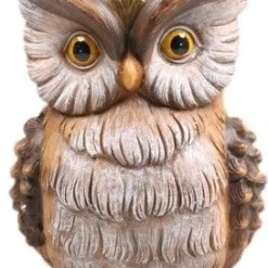 SID Tuinbeeld Uil Ubbe Bruin 21 X 18 X 32 Cm