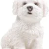 Farmwood Tuinbeeld Bichon Frise Puppie Wit 13 X 10 X 15 Cm -Madison Sales Store 8719048109690 0