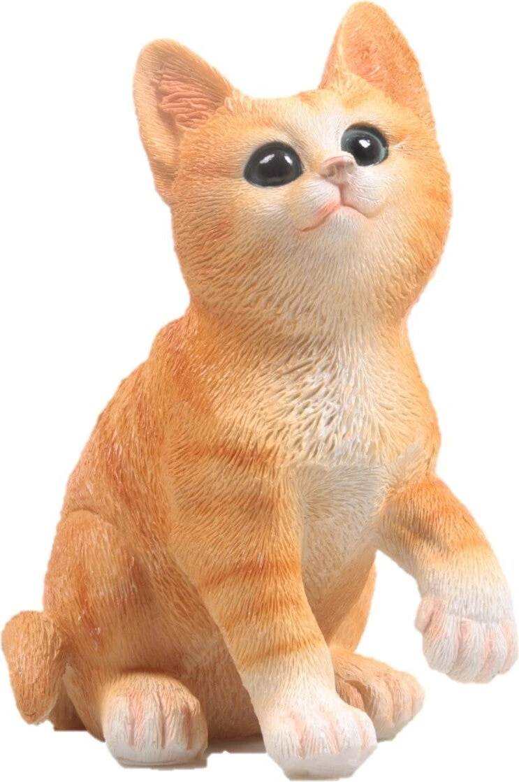 Farmwood Tuinbeeld Kat Oranje 15 X 12 X 19 Cm 3 Farmwood Tuinbeeld Kat Oranje 15 X 12 X 19 Cm