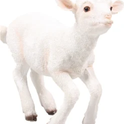 Farmwood Tuinbeeld Springend Lammetje Wit 20 X 9,5 X 18 Cm