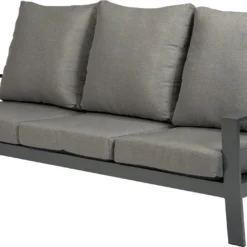 Tierra Outdoor 3-zits Loungebank Valencia Aluminium Antraciet