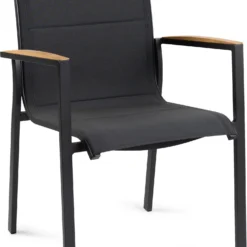 Tierra Outdoor Eettafelstoel Foxx Antraciet