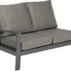 Tierra Outdoor 2-zits Loungebank Valencia Aluminium Antraciet Rechts -Madison Sales Store 8719638361446 0