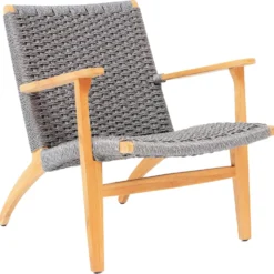 Tierra Outdoor Loungestoel Siesta Teak Grijs