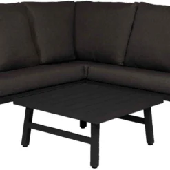 Tierra Outdoor 5-zits Loungeset Lima Aluminium Antraciet